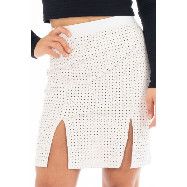 Jupe longue blanche Natacha 